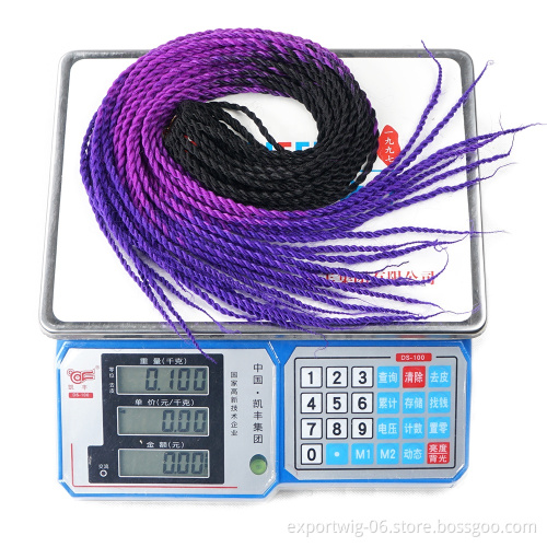 Best Selling High Temperature Fiber Jumbo Braids Wholesale Crochet Braid Hair Solid Color Two Tone Synthetic Braiding Hair